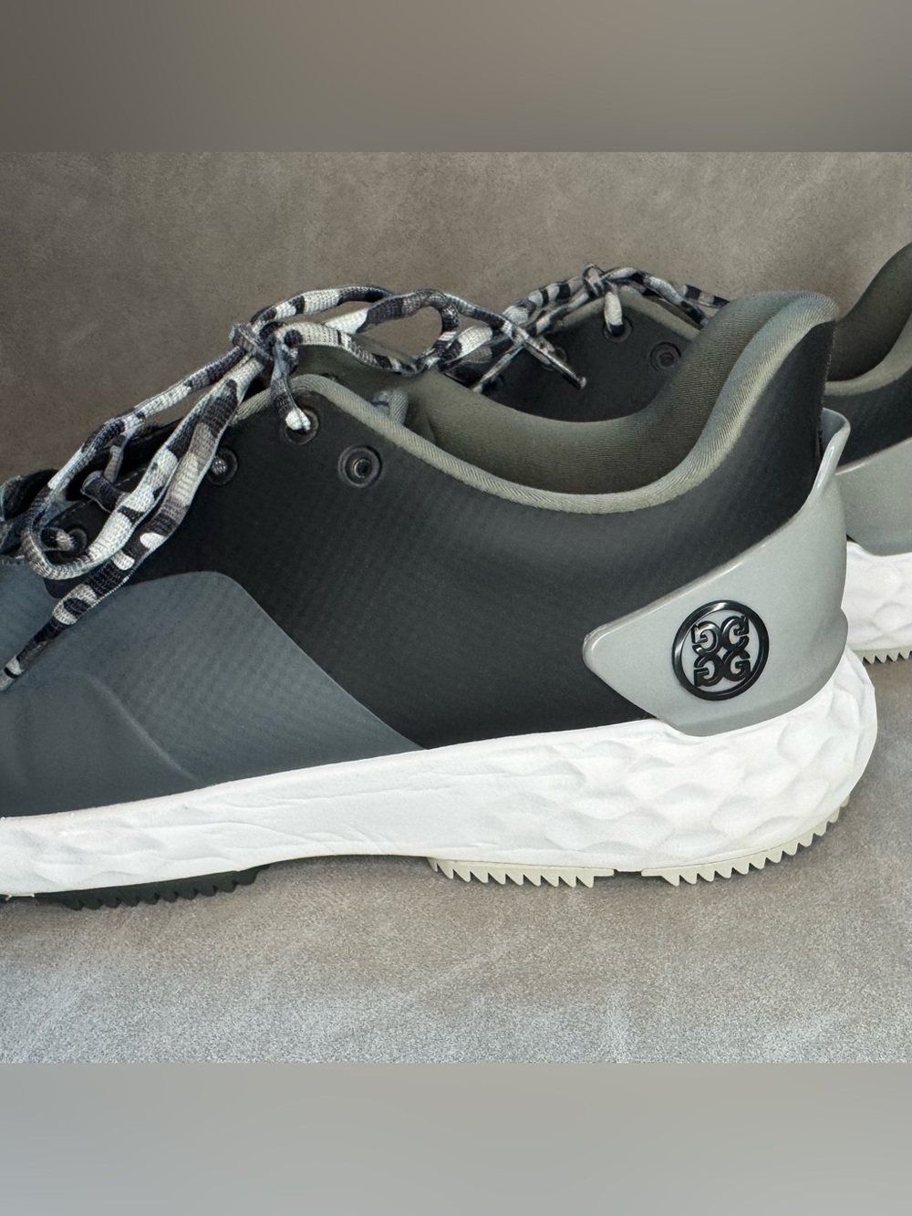 G/FORE G.112 Golf Shoes Men’s Size 12.5 Gray Black Waterproof Spikeless - Picture 3 of 12